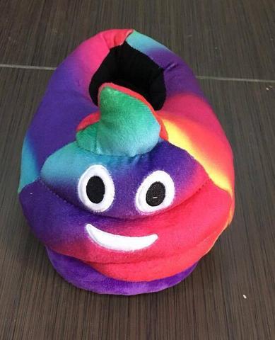 Rainbow Poop Slippers Slippers