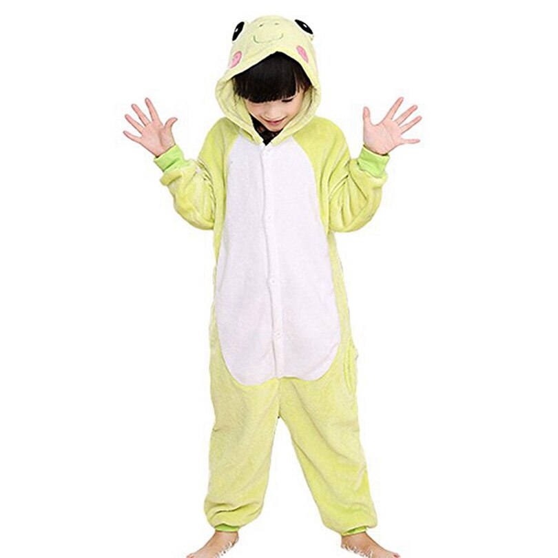 Toy Farm Unisex Animal Pyjamas  - Frog Kids Onesie (Cosplay / Nightwear / Halloween / Carnival / Novelty Costume)
