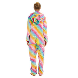 Onesie World Unisex Animal Pyjamas - Golden Rainbow Unicorn Adult (Cosplay / Nightwear Halloween