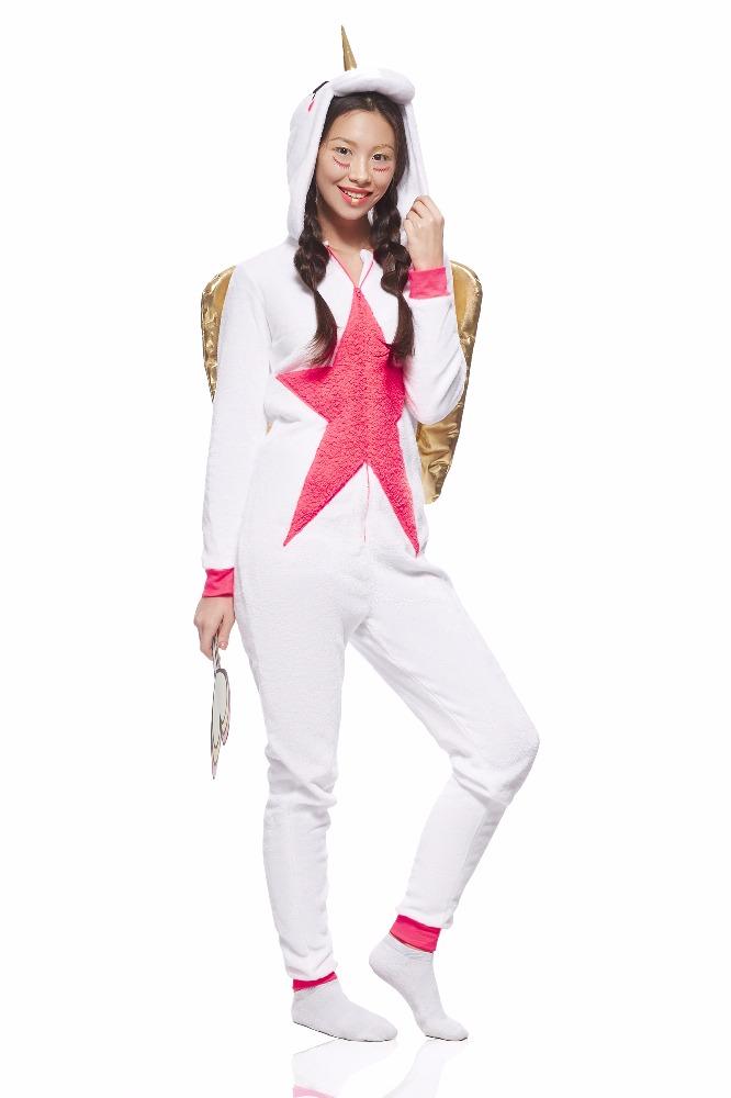 Onesie World Unisex Animal Pyjamas - Golden Winged Unicorn Adult (Cosplay / Nightwear Halloween
