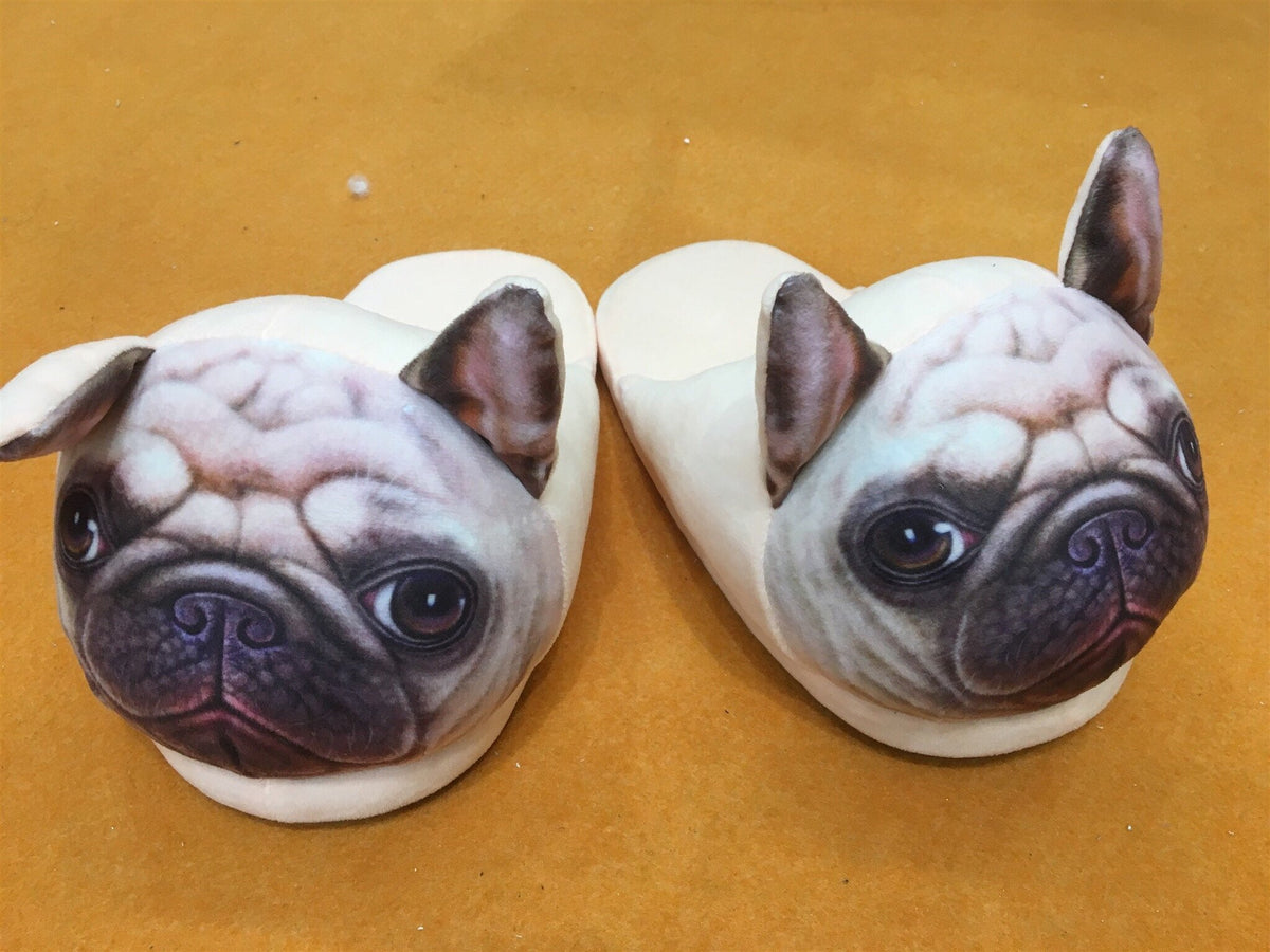Pug Slippers Slippers