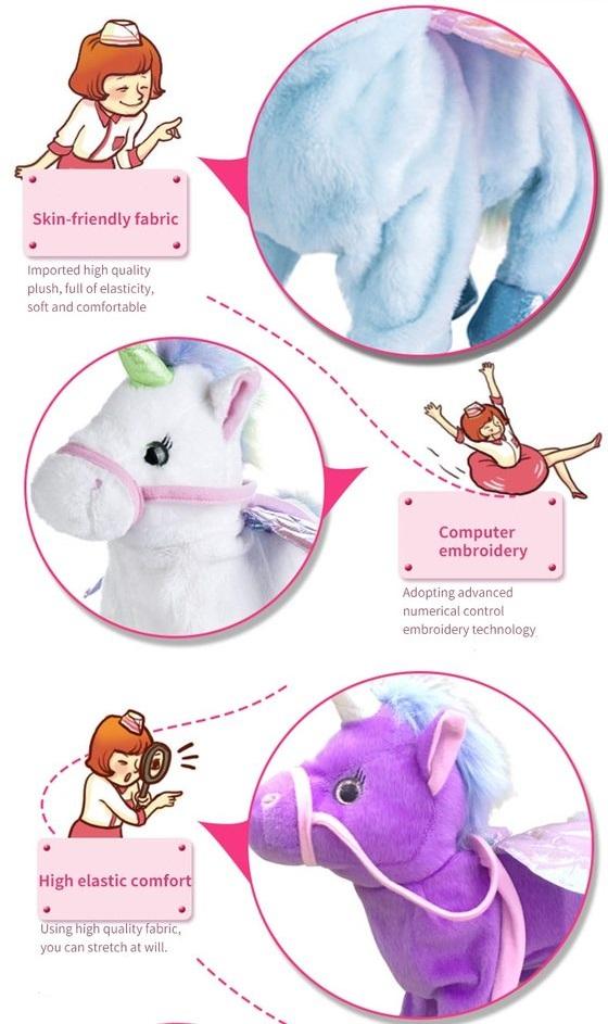Magic Walking And Singing Unicorn Toys