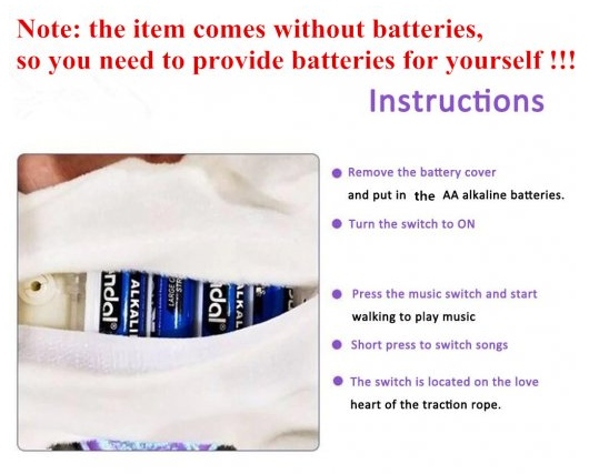 Magic Walking And Singing Unicorn With Led Light On The Cheeks Toys