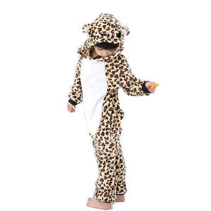 Onesie World Unisex Animal Pyjamas - Leopard Kids (Cosplay / Nightwear Halloween Carnival Novelty