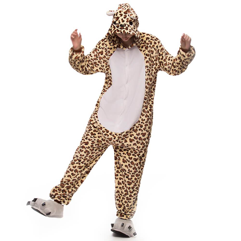 Onesie World Unisex Animal Pyjamas - Leopard Adult (Cosplay / Nightwear Halloween Carnival Novelty