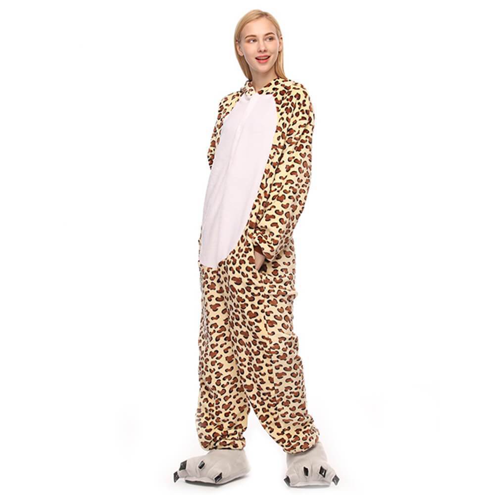 Onesie World Unisex Animal Pyjamas - Leopard Adult (Cosplay / Nightwear Halloween Carnival Novelty