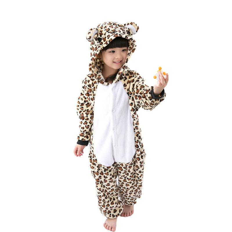 Onesie World Unisex Animal Pyjamas - Leopard Kids (Cosplay / Nightwear Halloween Carnival Novelty