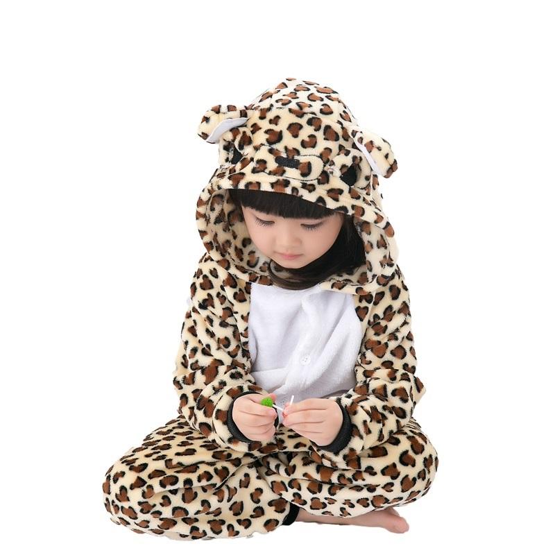 Onesie World Unisex Animal Pyjamas - Leopard Kids (Cosplay / Nightwear Halloween Carnival Novelty