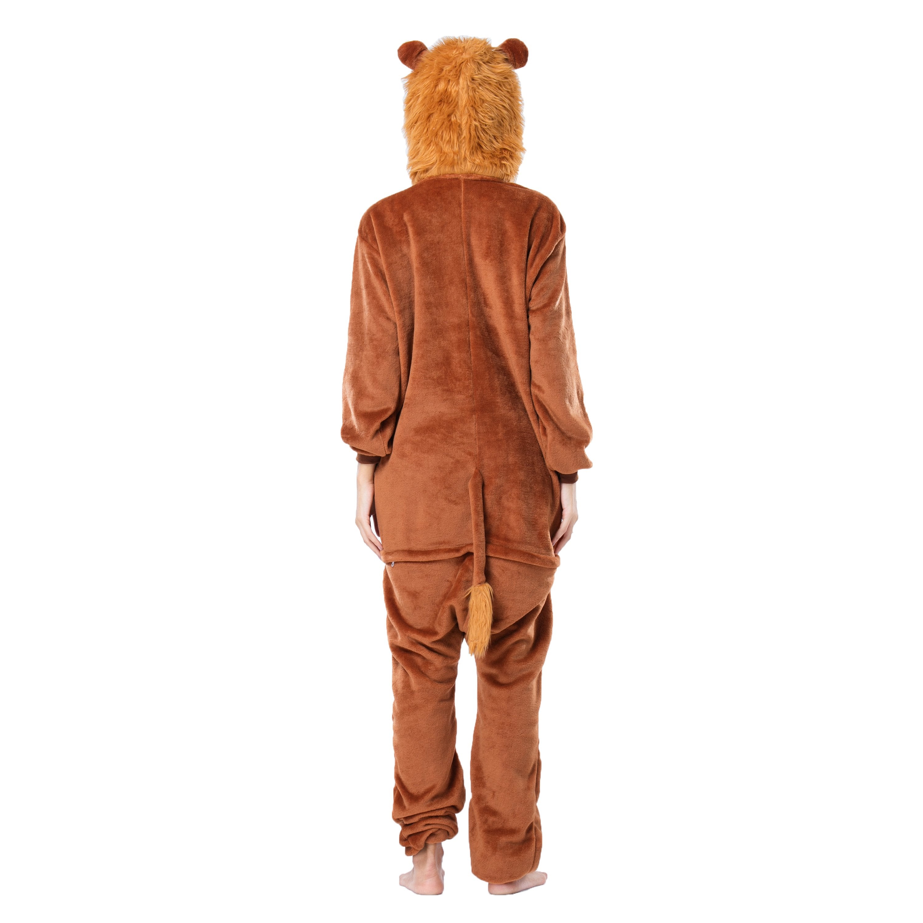 Onesie World Unisex Animal Pyjamas - Lion Adult (Cosplay / Nightwear Halloween Carnival Novelty