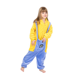 Onesie World Unisex Animal Pyjamas - Minion Kids (Cosplay / Nightwear Halloween Carnival Novelty