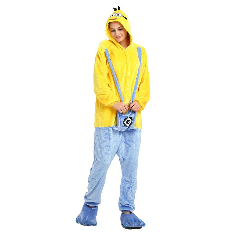 Onesie World Unisex Animal Pyjamas - Minion Adult (Cosplay / Nightwear Halloween Carnival Novelty