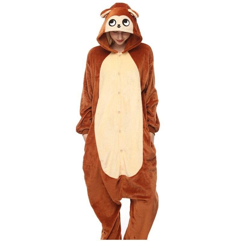 Onesie World Unisex Animal Pyjamas - Monkey Adult (Cosplay / Nightwear Halloween Carnival Novelty