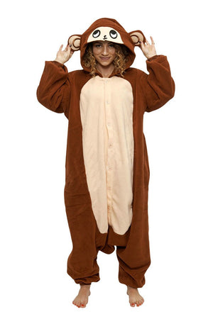 Onesie World Unisex Animal Pyjamas - Monkey Adult (Cosplay / Nightwear Halloween Carnival Novelty