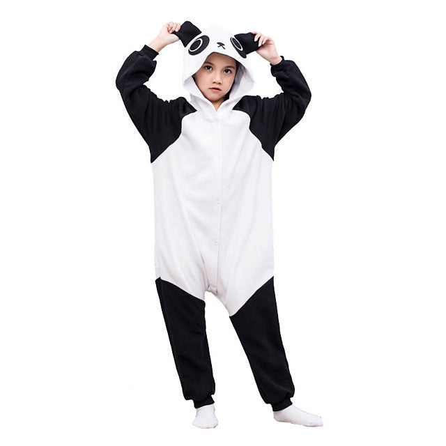 Toy Farm Unisex Animal Pyjamas - Panda Kids Onesie (Cosplay / Nightwear / Halloween / Carnival / Novelty Costume)