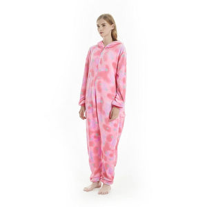 Onesie World Unisex Animal Pyjamas - Pink Star Sleeping Unicorn Adult (Cosplay / Nightwear Halloween