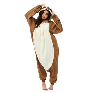 Onesie World Unisex Animal Pyjamas - Sloth Adult (Cosplay / Nightwear Halloween Carnival Novelty