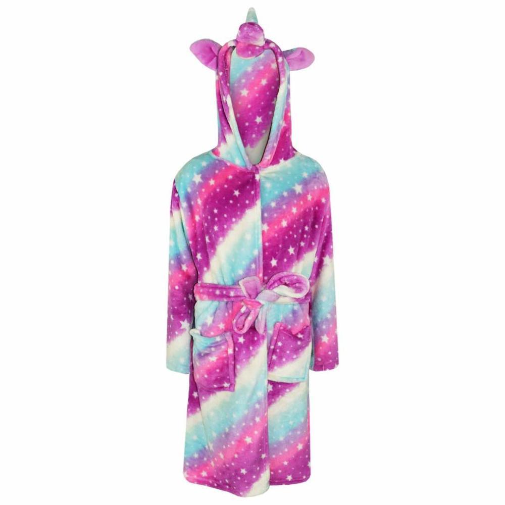 Onesie World Unisex Animal Pyjamas - Galaxy Starry Sky Unicorn Kids Bathrobe Pajama (Cosplay /