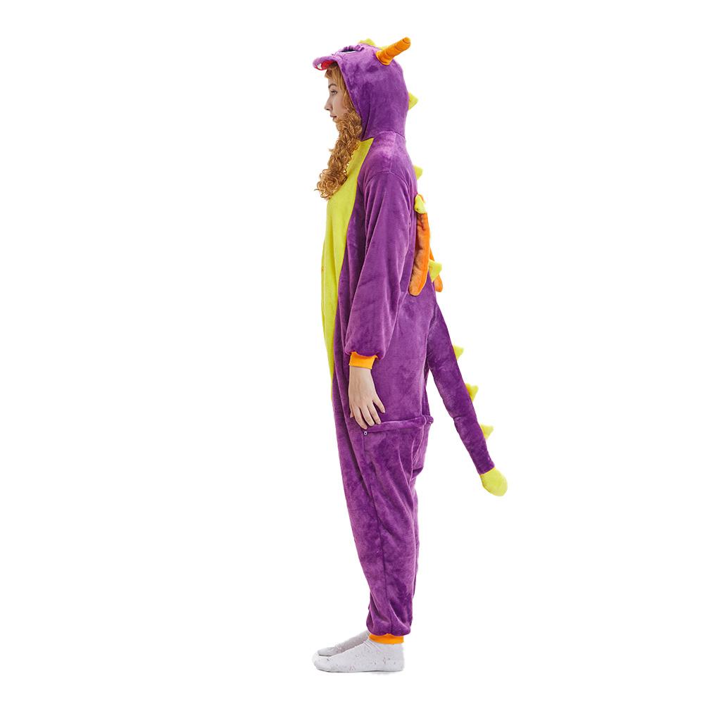 Onesie World Unisex Animal Pyjamas - Purple Spyro Dragon Adult (Cosplay / Nightwear Halloween