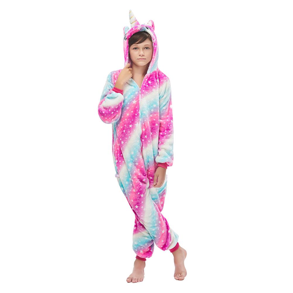 Onesie World Unisex Animal Pyjamas - Galaxy Starry Sky Unicorn Kids (Cosplay / Nightwear Halloween