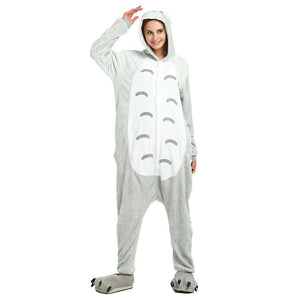 Onesie World Unisex Animal Pyjamas - Grey Totoro Adult (Cosplay / Nightwear Halloween Carnival