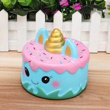 Blue Unicorn Cake Squishy Squishies