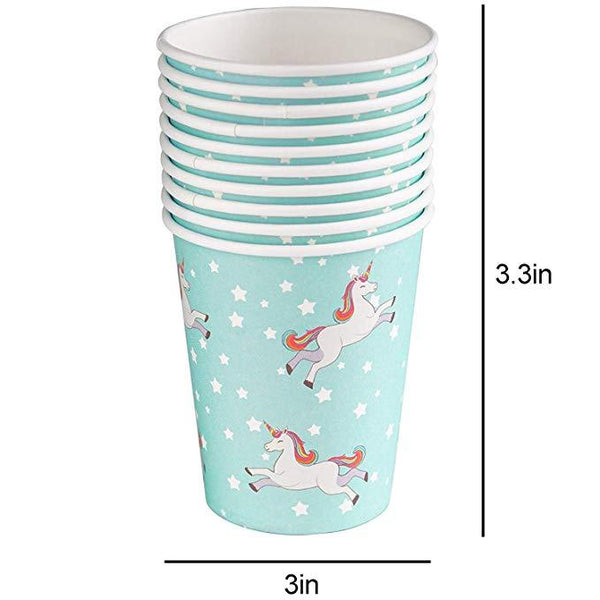 Unicorn Theme Birthday Party Tableware Package (#Type B)
