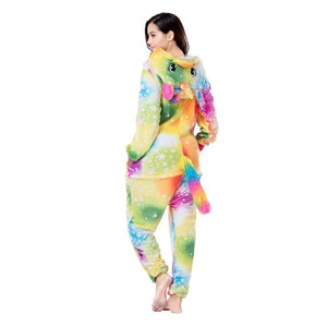 Onesie World Unisex Animal Pyjamas - Yellow Bright Sky Unicorn Adult (Cosplay / Nightwear Halloween