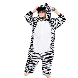 Onesie World Unisex Animal Pyjamas - Zebra Kids (Cosplay / Nightwear Halloween Carnival Novelty