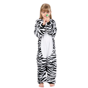 Onesie World Unisex Animal Pyjamas - Zebra Kids (Cosplay / Nightwear Halloween Carnival Novelty