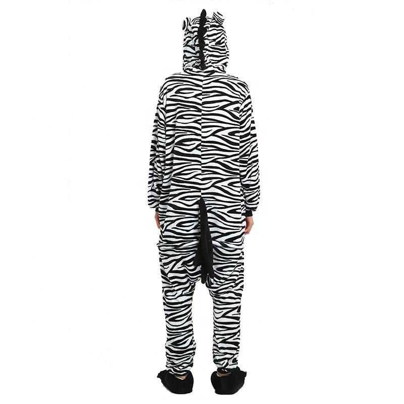 Onesie World Unisex Animal Pyjamas - Zebra Adult (Cosplay / Nightwear Halloween Carnival Novelty